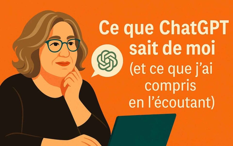 Ce que ChatGPT sait de moi (et ce que j’ai compris en l’écoutant)